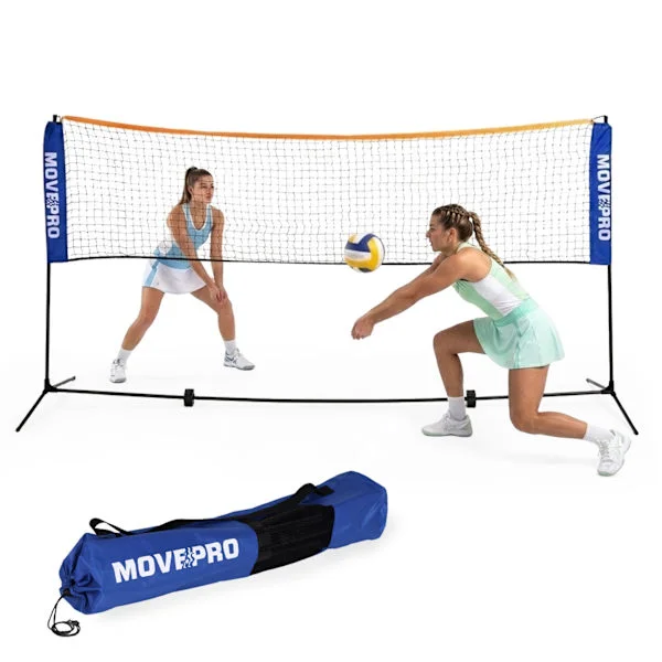 3-i-1 justerbart nät för badminton, volleyboll, tennis