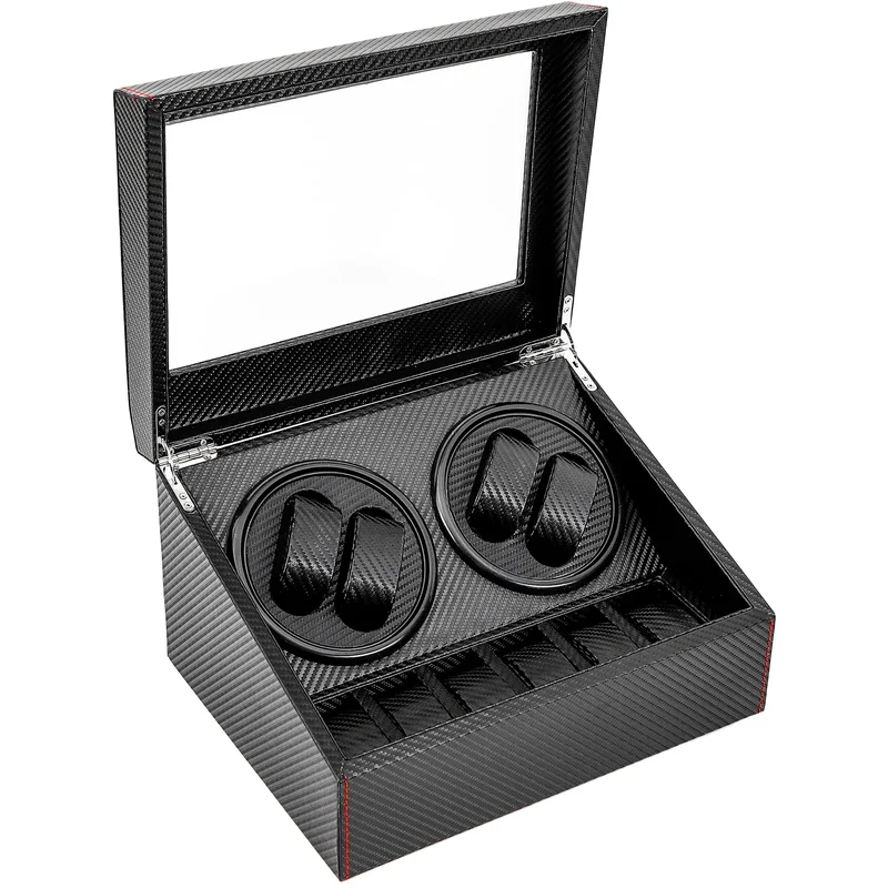 AliExpress - Automatische Watch Winder Display Box 4+6 Rotatie Watch Winder met Kussen Luxe Box Klassieke Winkel Vitrine Verjaardagscadeau