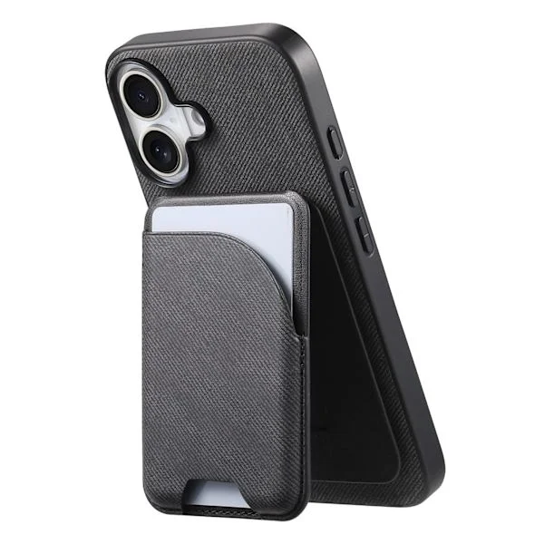 Card Holder Stand Phone Case Compatible with Samsung S23FE, Magnetic Detachable Wallet, Shockproof, Stand Function, Heat Dissipation