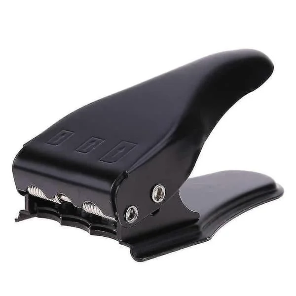 Universal 3-i-1 Stans / Standard Sim / Micro Sim / Nano Sim-kortskärare För Alla Sim-kort Till Smartphones / Tablets Inkl. Sim-adapter + 1 Si [DB]