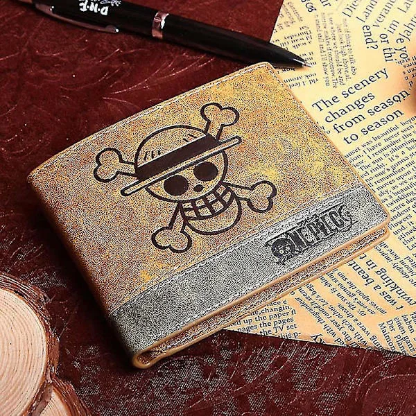 One Piece Anime Tegnebog Luffy Tegnebog Zoro Ace Dusør Mønster Pu Kawaii Tegnebog Holder Tegnebog B5