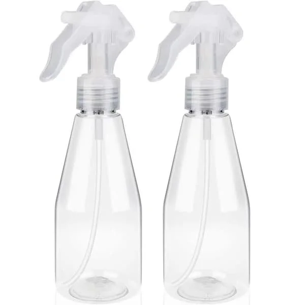 2 st 200ml Sprayflaska Tom Sprayflaska Spray Klar Plastflaska Hårfrisering Växt Blomma Sprayflaska För Hårsalong