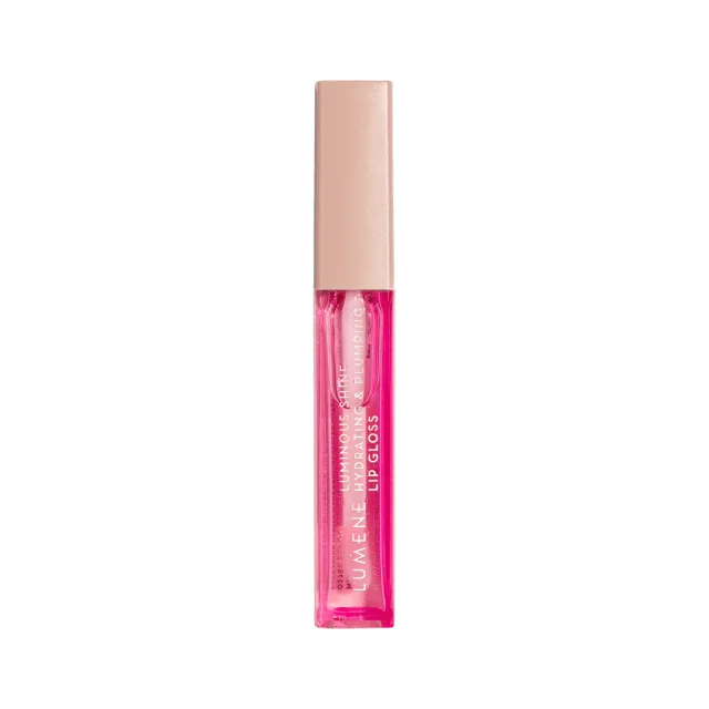 Lumene Luminous Shine Hydrating & Plumping Lip Gloss Läppglans Dam Transparant 5
