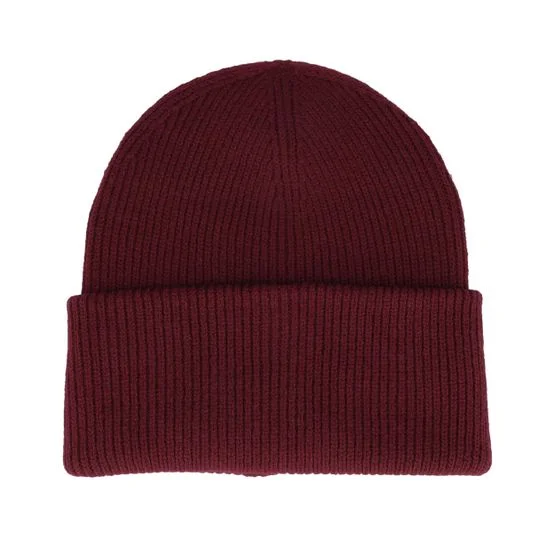 Beechfield - Rot cuff Mütze - Engineered Burgundy Soft Deep Cuffed @ Hatstore, Rot, One Size, Weicher Strick