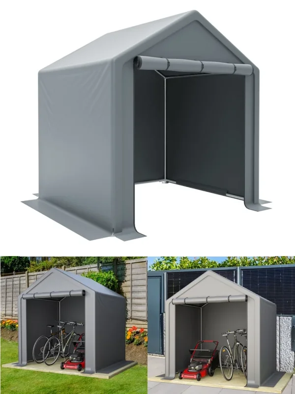 AliExpress - Garage pour vélos 6T, 8T, 10T, Tente de garage, Tente de rangement pour équipements, Tente de jardin, Tente de rangement pour outils
