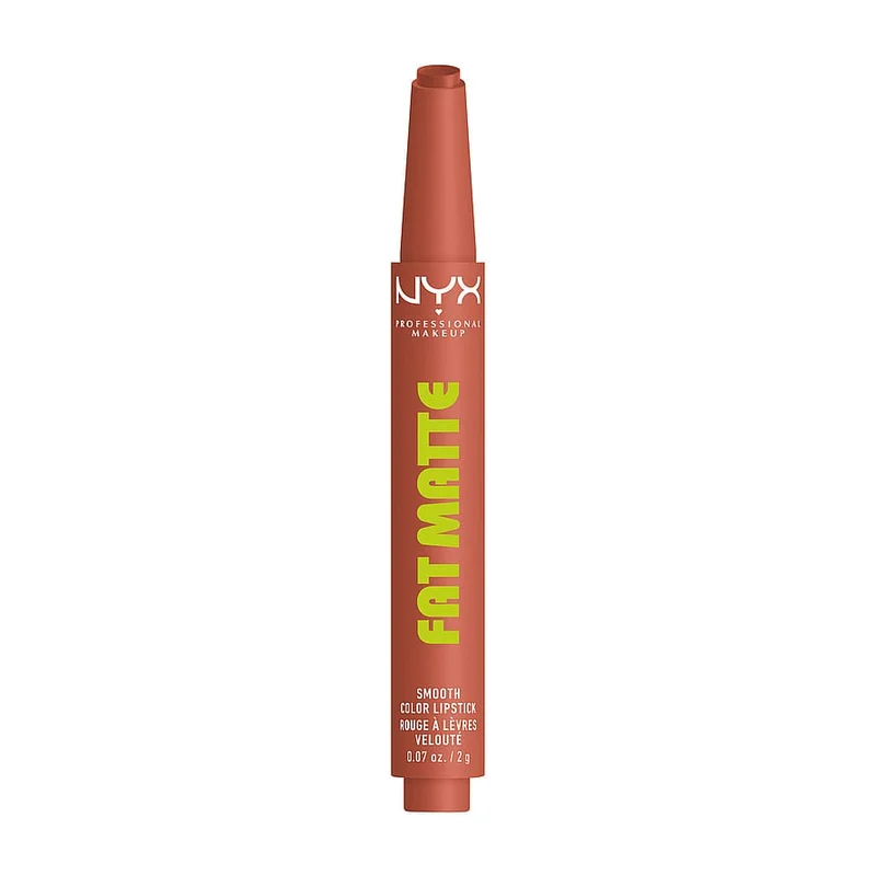 Spar 25% • Køb 2, NYX PROFESSIONAL MAKEUP Fat Matte Slick Click Lip Balm 01 Cozy Whipped, Hudpleje, Ansigtspleje, Læbepleje