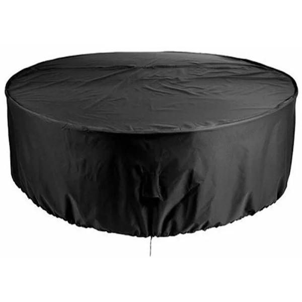 Överdrag för runda utemöbler, överdrag för runda utemöbler, överdrag för runda utemöbler, vattentätt, svart, ??120 x 75 cm