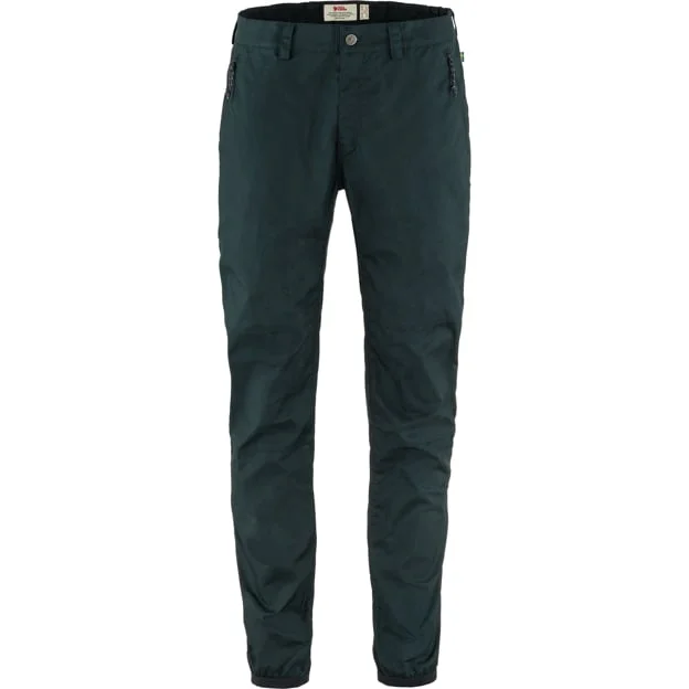 Fjällräven Men's Vardag Trousers in Dark Navy, G-1000 | Size: 52/Regular