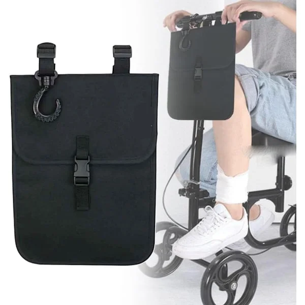 Sykkelvesker Elektriske sykkelvesker Kneortose bæreveske med krok Fotrestitusjon Scooter Styerveske Oppbevaringsveske for kneescooter 32 cm 24 cm