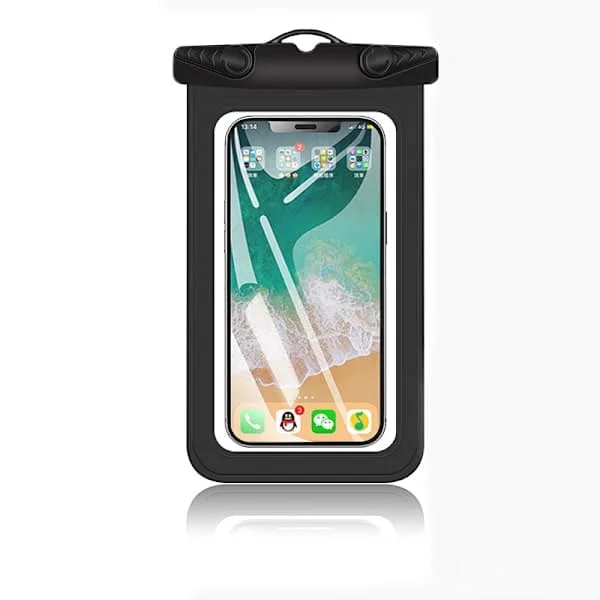 Vanntett mobildeksel, 7 tommer Svart Svart