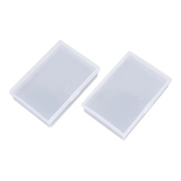 Plastkasser Spillekort Container PP Opbevaring til kuffertpakning Pokerspil Tom opbevaringsboks til pokersæt brætspil