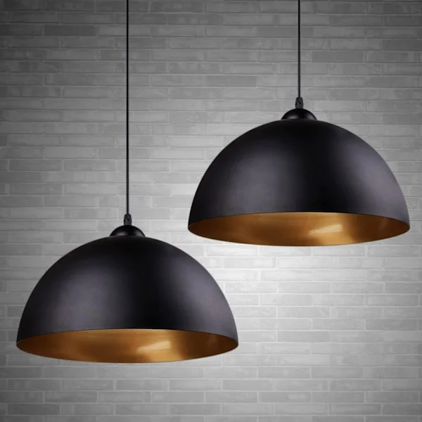 Moderni teollinen riippuvalaisin 2 x Vintage riippuvalaisin Halkaisija 30 cm Leveys Lamppukruunu Valmistettu raudasta Riippuvalaisin E27 Kattovalaisin