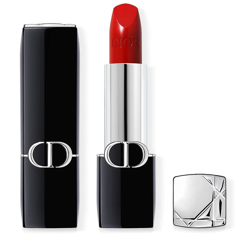 DIOR Rouge Dior Lipstick 999 Satin, Makeup, Læber, Læbestifter
