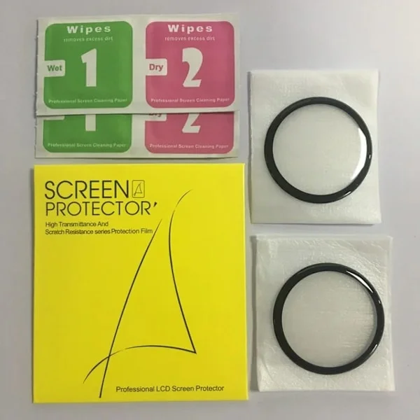 20D Skärmskydd Glas kompatibelt Samsung Galaxy Watch Active 2 40mm 44mm Full Cover Böjd Kant Skyddsfilm Reptålig
