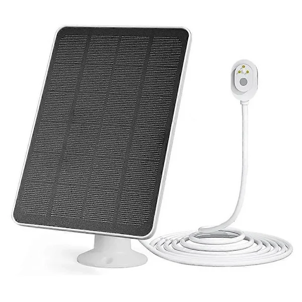 Arlo Pro 4/Ultra 2/Pro 3/Ultra/Pro 5S Solpanel - Svart (Arlo-kompatibel) Multicolor Vit