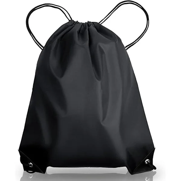 Snøreposer, Unisex Svømmebag, Stor Treningsbag, Sportsryggsekk, Personlig Vanntett Treningsbag - Egnet (Svart)