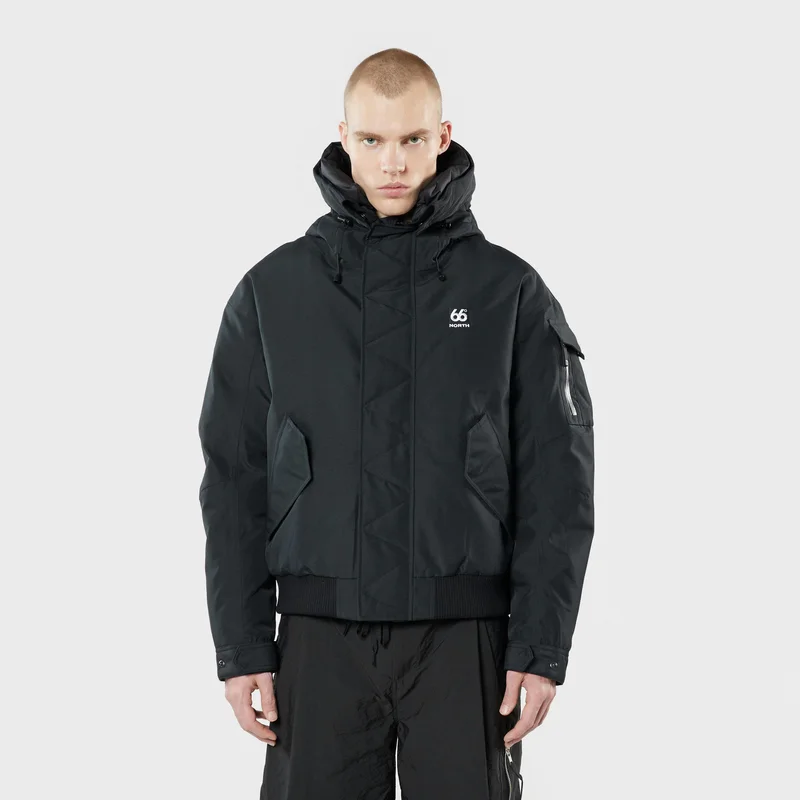 66 North women's Hofsjökull Bomber Jackets & Coats - Black - 2XL