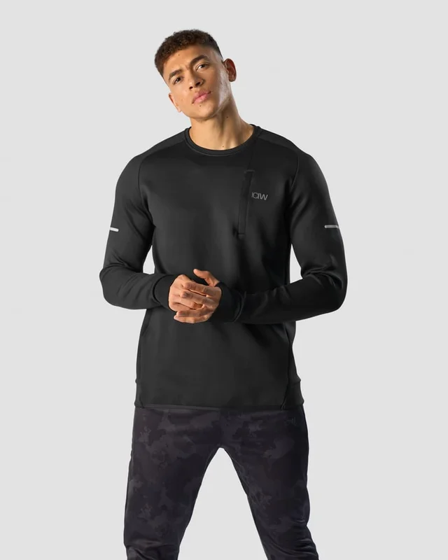ICANIWILL - Mercury Crewneck Black - Träningströja - Herr - Träningskläder från ICIW