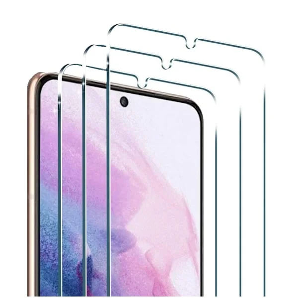3-Pack Samsung S21 - Skärmskydd i Härdat Glas - Extra Stark
