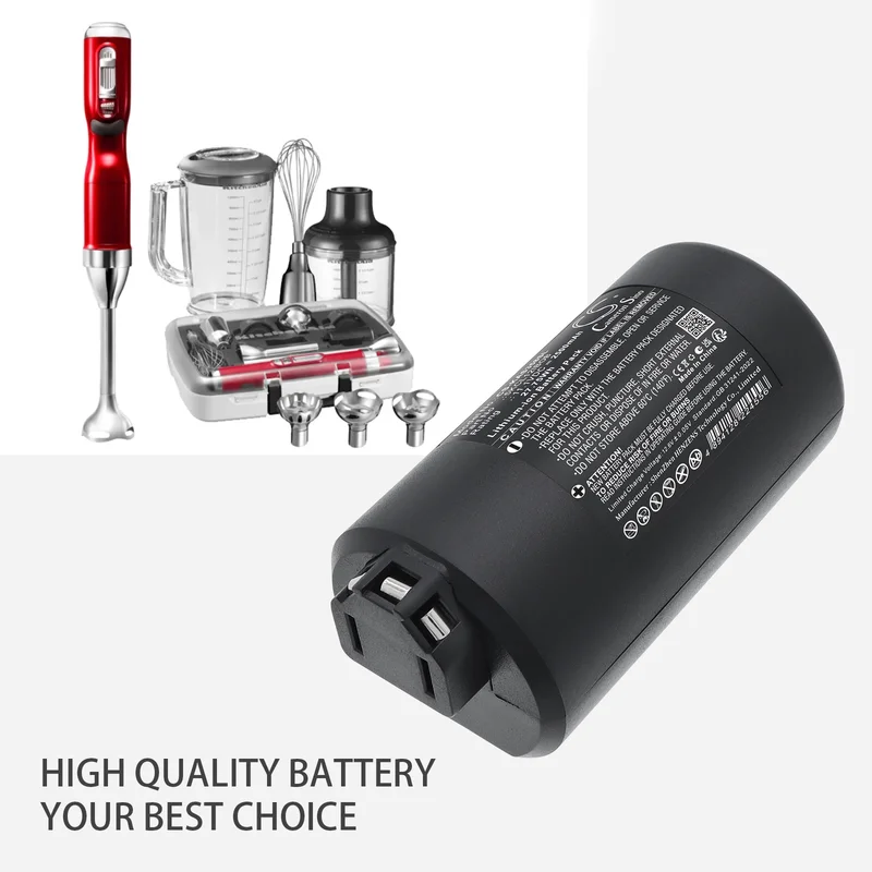 Batteri for kjøkkenutstyr for KitchenAid SKHB3581ECA, stavmikser Artisan