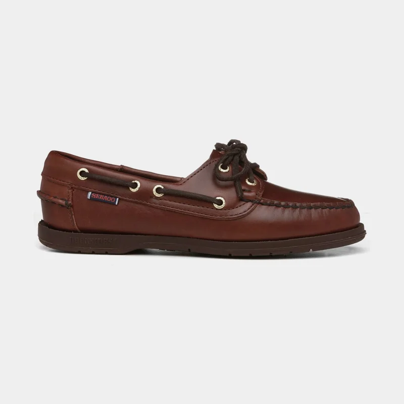 Seglarskor Sebago Docksides Victory Waxy, Brown Gum (925), dam, EU 38 (US 7.5 / 24 cm)