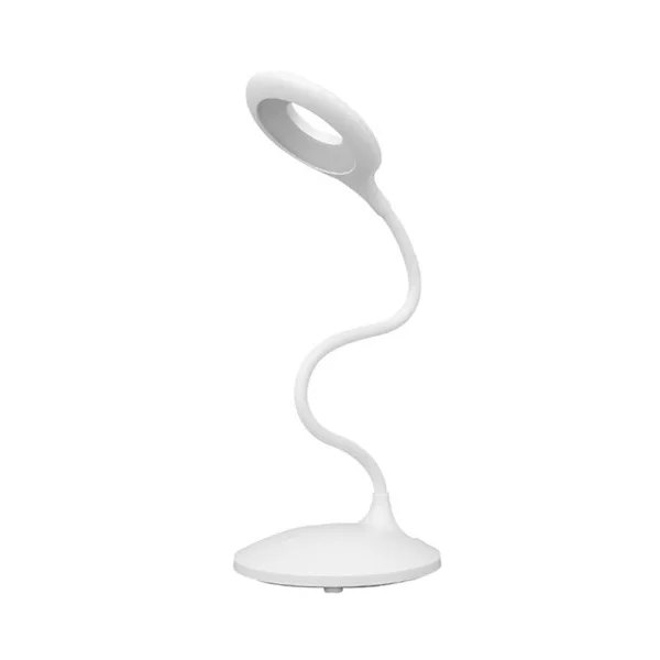 Dæmpbar Tre-farvetemperatur Studie Skrivebordslampe Genopladelig LED Bordlampe Touch Justering Bordlampe til Hjem Skole