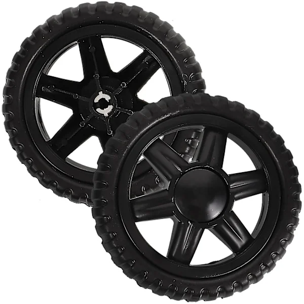2 stk Handlekurv Hjul Baby Vogn Hjul Utskiftbare Vogn Hjul Metall Hjul For Handlekurv