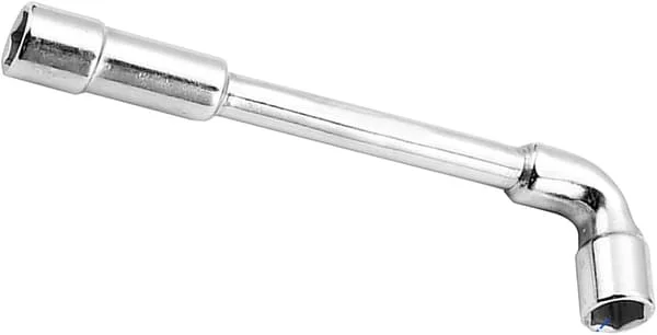 Hodeformet pipenøkkelsett Anleggsmaskiner og bilreparasjon Design Dobbel L-nøkkel for med perforert albue (10mm) 10mm