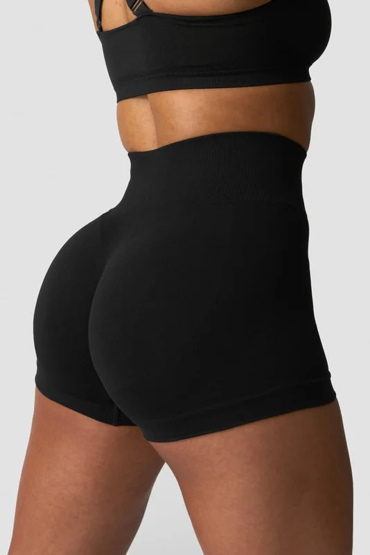 ICANIWILL - Smooth Seamless Shorts Black- Shorts - Dames - sportkleding van ICIW