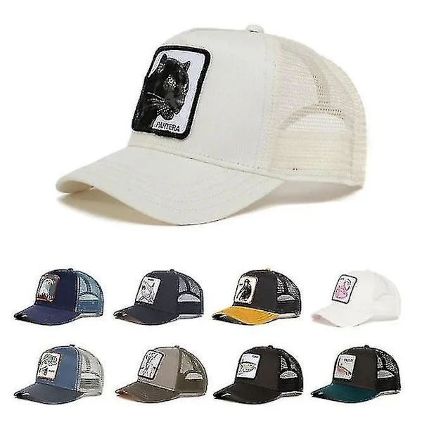 Vuxen Black Panther Mesh Cap Sommar Baseball Cap Trucker Cap W