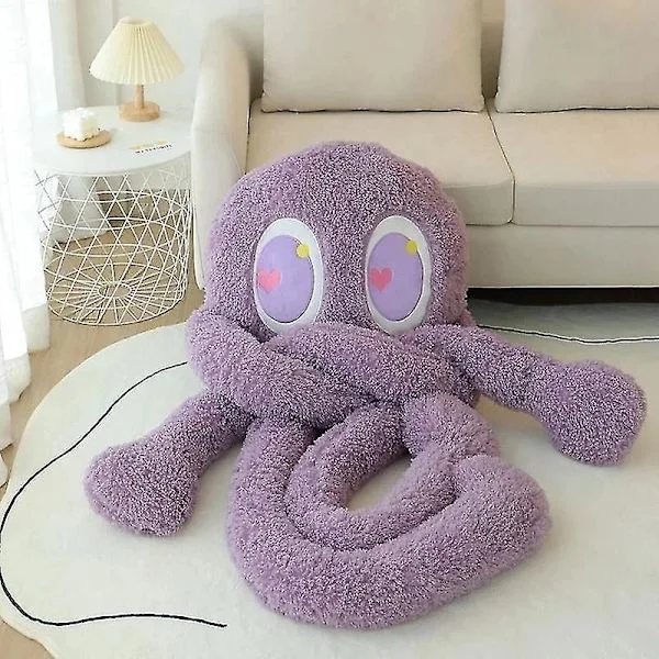 2m Kæmpe Swag Komfortpude Plys Blæksprutte Grøn Alien Monster Legetøj Fyldt Lange Ben Kreativ Pude Til Kæreste Sofa Dekor 200cm 200cm lilla