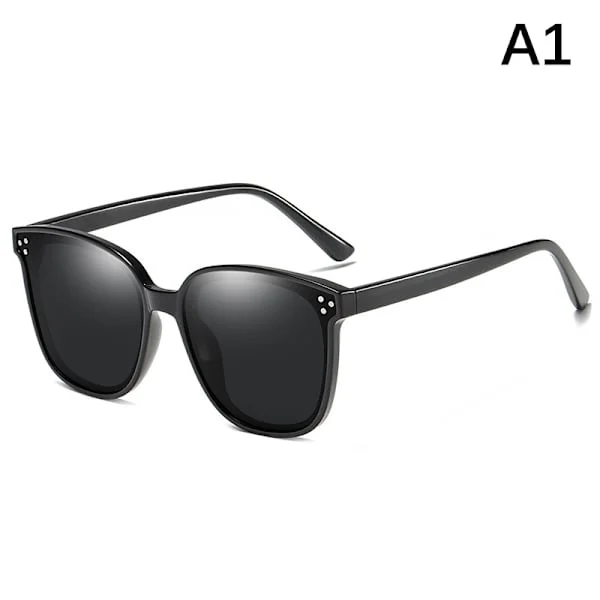 Hett erbjudande till lågt pris! GM Solglasögon Dam Sommar Anti-UV Retro Solglasögon för Körning-Glad