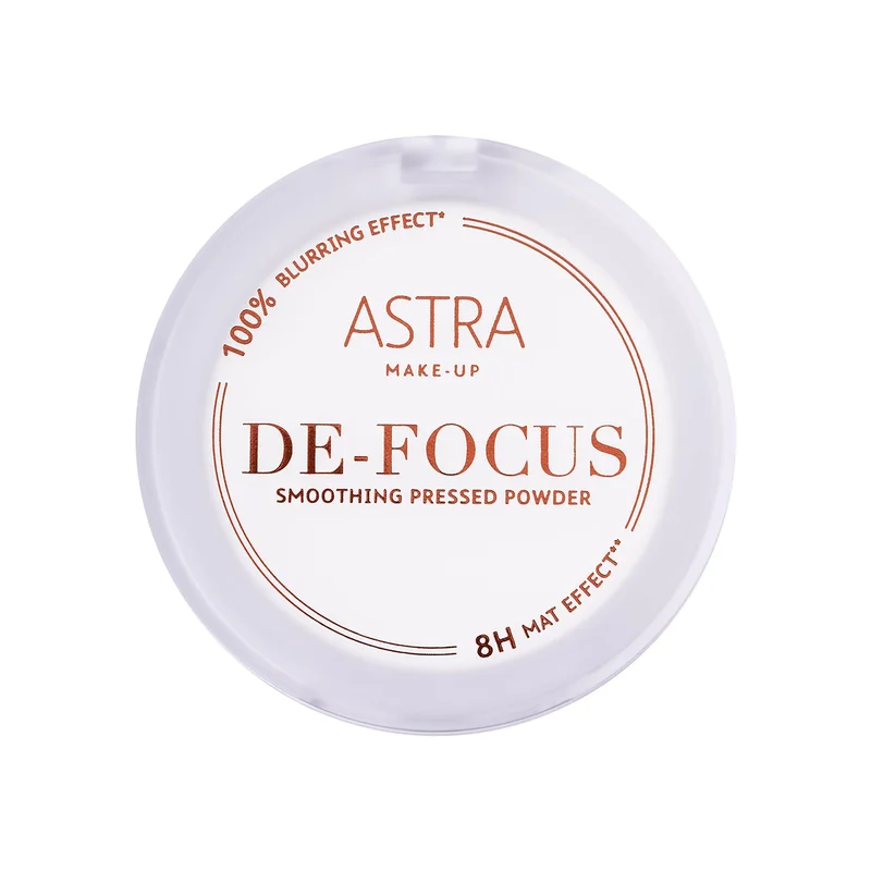 ASTRA MAKEUP De-Focus Smoothing Pressed Powder 0001-TRANSLUCENT BLUR\SMOOTHING 10g - Cipria compatta