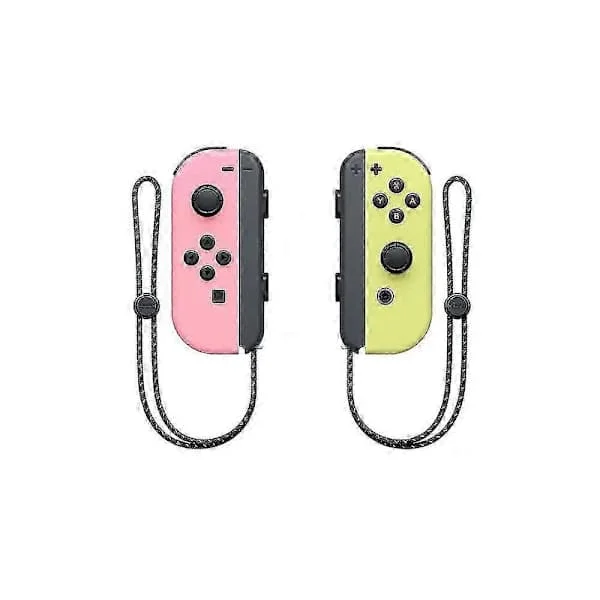 Joycon trådløs kontroller for Nintendo Switch, støtter vekkefunksjon, venstre høyre fjernkontroll med håndleddsstropp blå rød