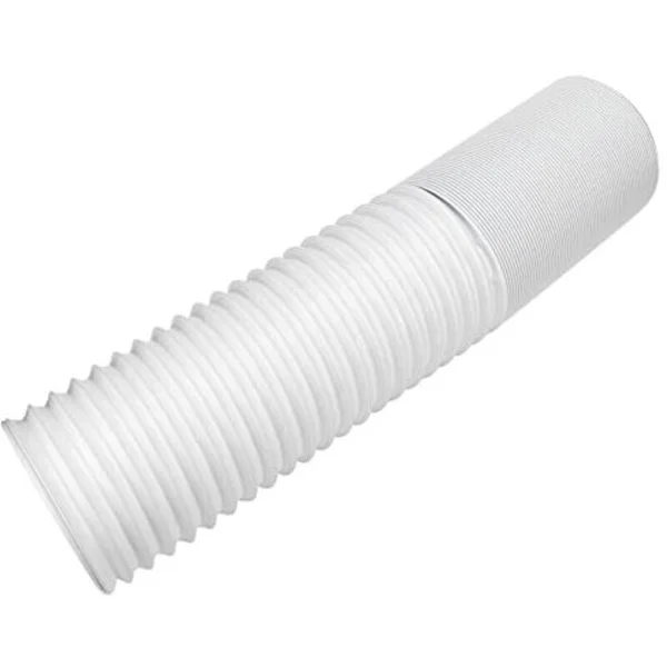 Ekspanderbar ventilasjonsslange 150mm x 3m - PP ståltråd klimaanlegg eksosslange bøyelig for AC-enheter