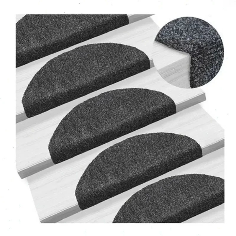 AliExpress - Tapis d'escalier 65x21cm-tapis auto-adhésif pour marches d'escalier-tapis d'escalier semi-circulaire facile d'entretien-isolation 
