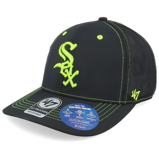 47 Brand - MLB - Black - trucker - Cap - Chicago White Sox MLB 47 Cap Black Trucker - Hatstore