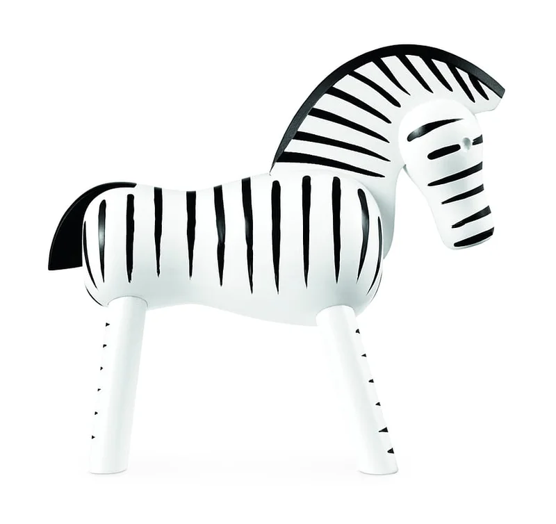 Kay Bojesen Zebra Sort/ hvid 14 cm, Tøj & Bolig, Indretning, Figurer Og Pynt