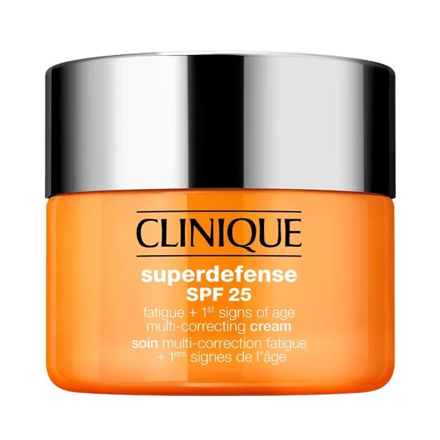 Clinique Superdefense SPF 25 fatigue multi-correcting Face cream, Dry to Combination Skin Dagcreme Dam 50 ML