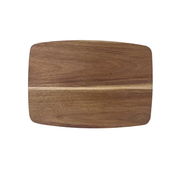 Acacia trä skärbräda 36x25x1.5cm - massiv träskärbräda för skärning, ost- och charkbricka, serveringsbricka, portabel för kök och camping