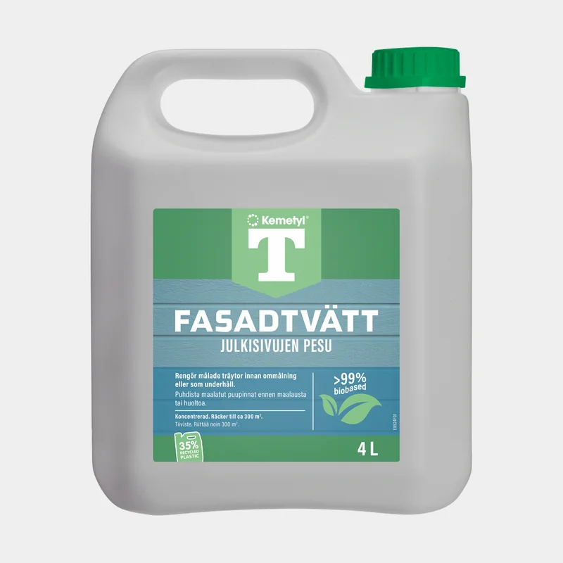 Trærens Kemetyl T-Fasaderens, 4 liter