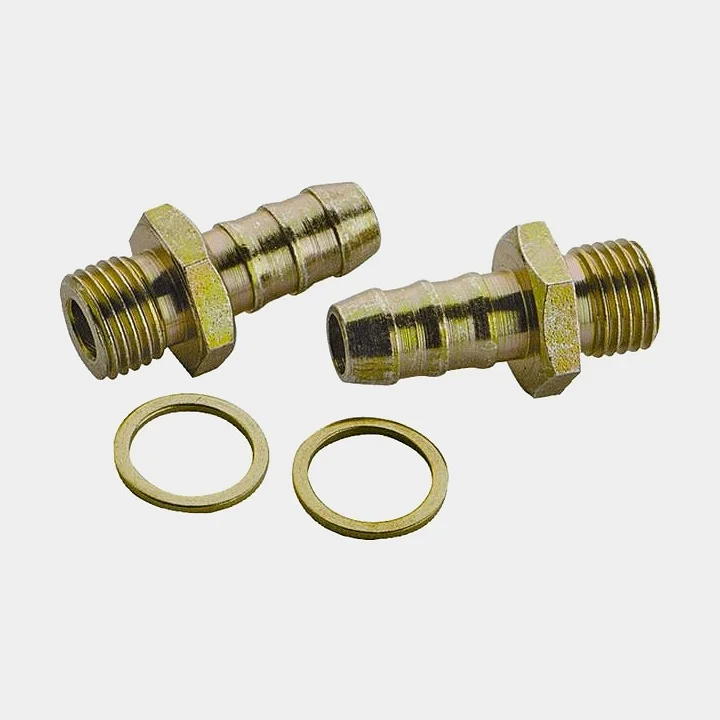 CAN-SB Rak Koppling 10mm för Bränslefilter 46552, M14 Gänga (2-pack)