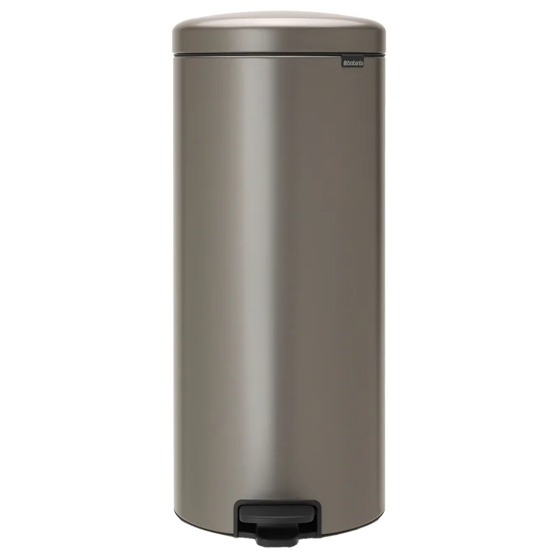 Brabantia NewIcon pedalhink 30 liter, platina | Inredning > Pedalhinkar > Pedalhink | Bagaren och Kocken
