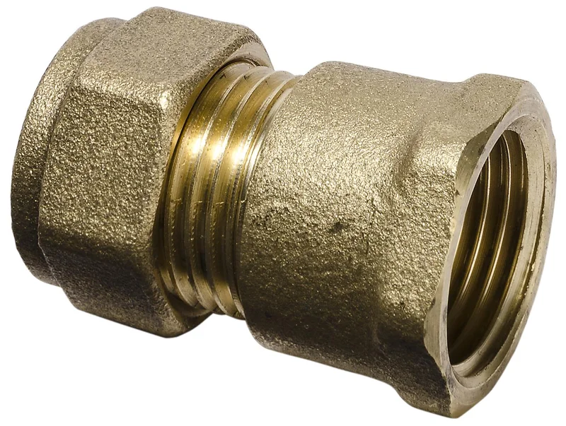 Gelia 3006155122 Klemringkobling rett, for PEX, inkl. støttehylse inv. gjenge, 15 x G15, Installasjon