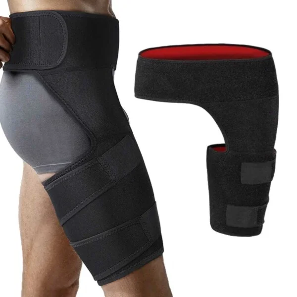 Flexibelt Höftstöd - Mjukt Stöd för Ökad Stabilitet i Höft och Lår