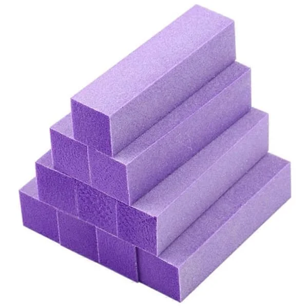 10x Buffing Slipning Buffer Block Filar Akryl Pedikyr Manikyr Nail Art Tip