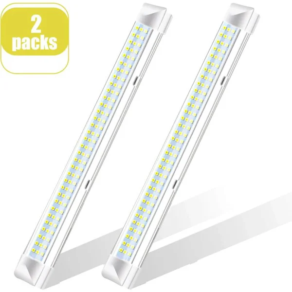 108 LED-list, 12V DC LED-ljusramp, Stark 700LM-belysning för husbil med PÅ/AV-brytare, Universell LED-list för skåp