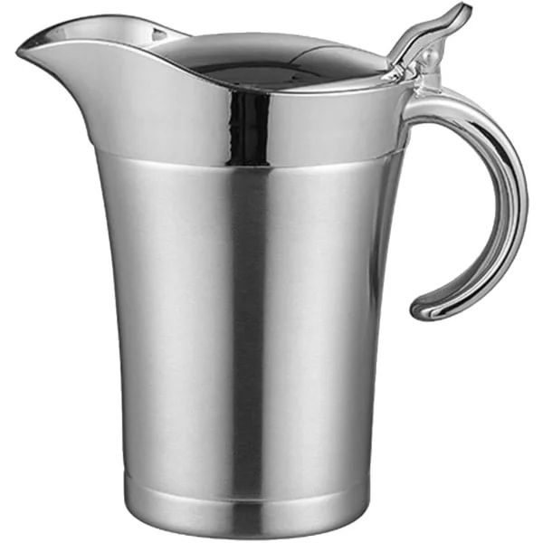 Termos i rustfritt stål, dobbeltisolert sauseskål med lokk (750 ml) - WELLNGS