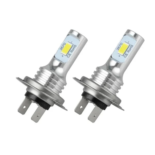H7 Led Canbus Forlygter H7 Led Nærlys Pærer 6000k Ip 68 Csp 3570 Led Chips