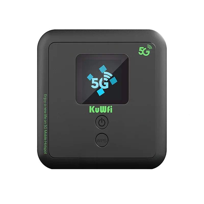 AliExpress - KuWFi 5G MiFi Router Wi-Fi6 AX3000 Tragbarer Mobiler Router Dual-Band WLAN eSIM SIM-Modus Reise-Router 6000mAh Akku 32 Benutzer